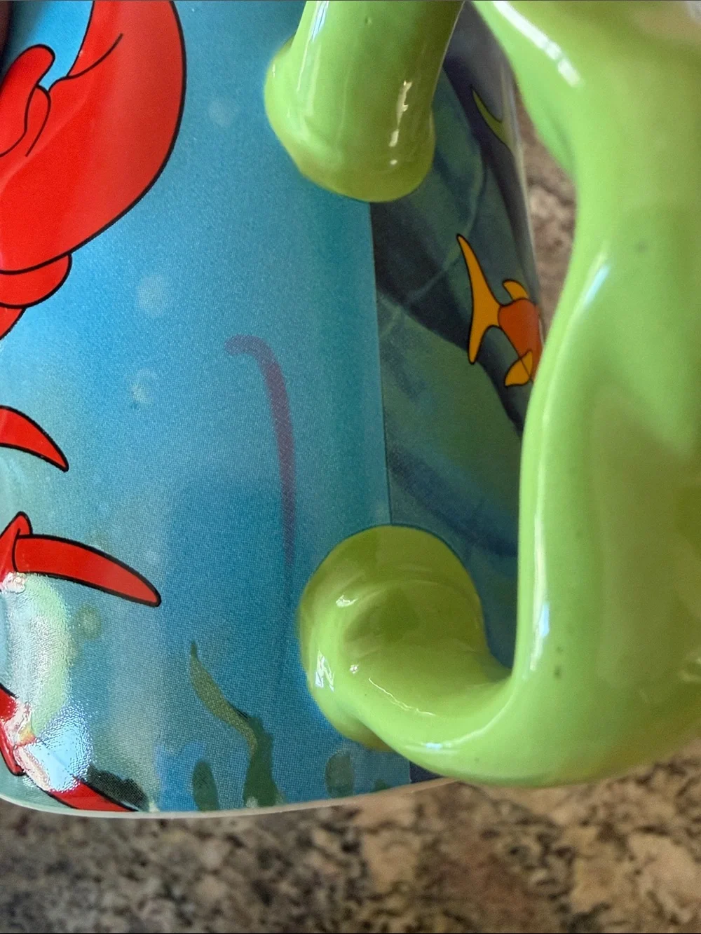 Disney the little mermaid mug